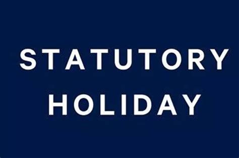 statutory holiday uk