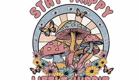 "STAY TRIPPY LITTLE HIPPIE" Stickers by annacush | Redbubble