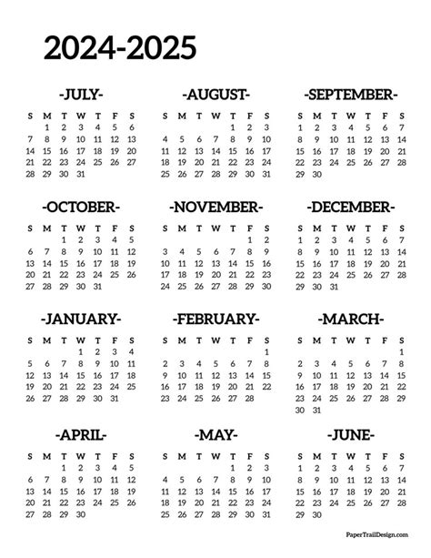Stcl 2024-2025 Academic Calendar