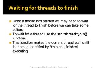 Std Thread Condition Wait