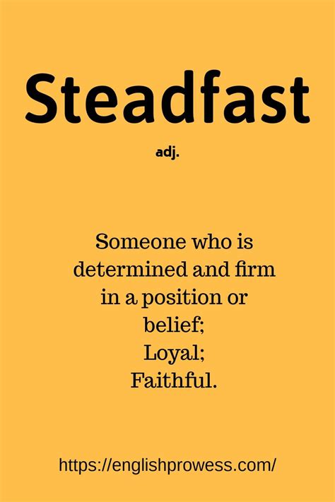 steadfast meaning in tamil with example sentence