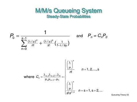 steady state queueing theory