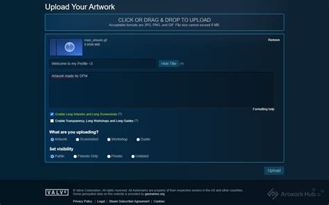 Steam Artwork Hub Essentials