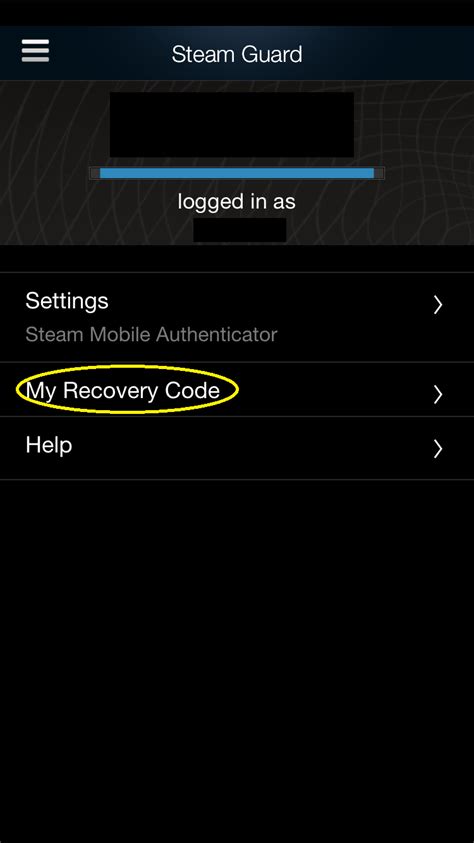 steam mobile authenticator doesn't show code