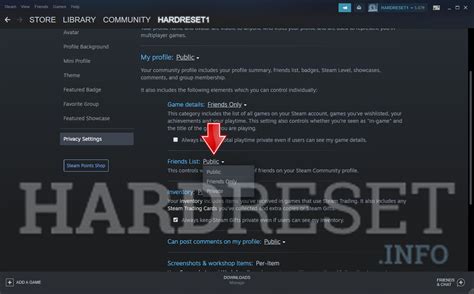 Steam Privacy Settings
