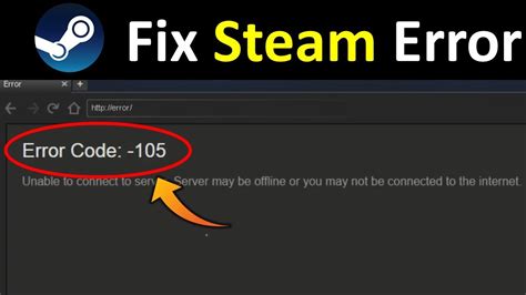 What is Steam Error Code 105 and How to Fix It REGENDUS