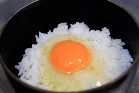 Steamed Rice Raw Egg