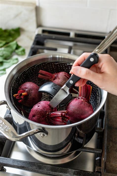 Steaming Beetroot Stalks