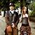 steampunk couple costume