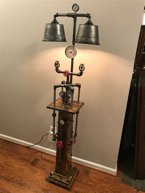Unleash Your Industrial Side with Our Steampunk Floor Lamp Collection