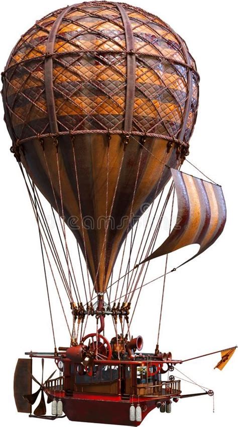 steampunk hot air balloon
