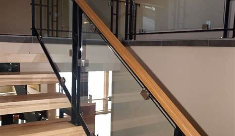 Glass Railing With Stainless Steel Glass Clamps Modern Steel