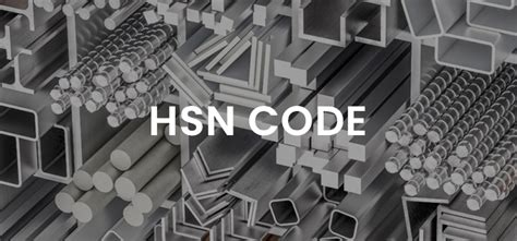 steel frame hsn code