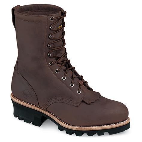 steel toed boots red wings