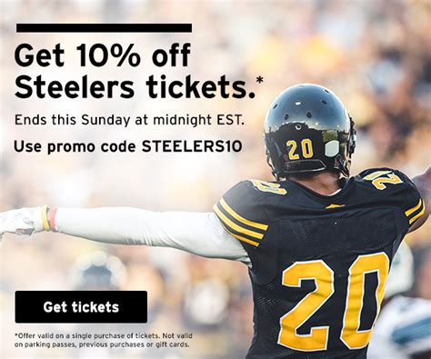 steelers bears tickets stubhub