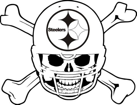 steelers coloring pages free