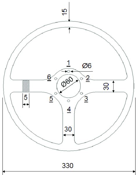 Steering Wheel Dimensions