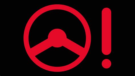 Steering Wheel Warning Sign