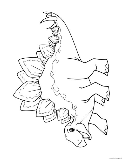 Stegosaurus smiling 0.00 Coloring books, Coloring pages, Redwork