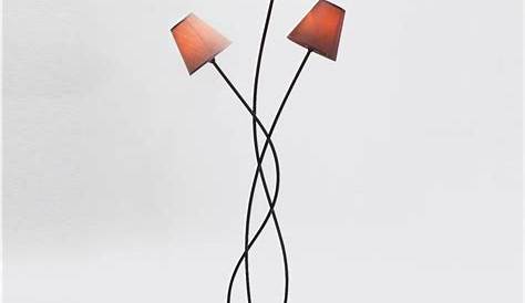 DESIGN STEHLAMPE "TRIO GRANDE" 3 Lampenschirme, 130cm