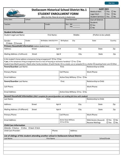 Steilacoom School District Enrollment