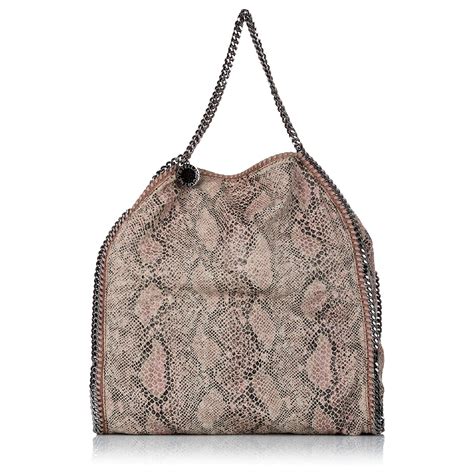 stella mccartney python print falabella bag