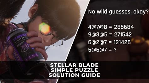 stellar blade simple puzzle