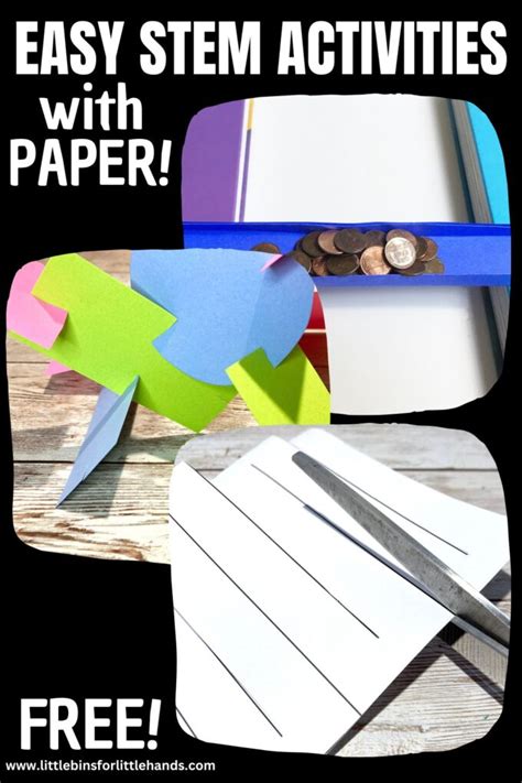 Stem Activities With Just Paper