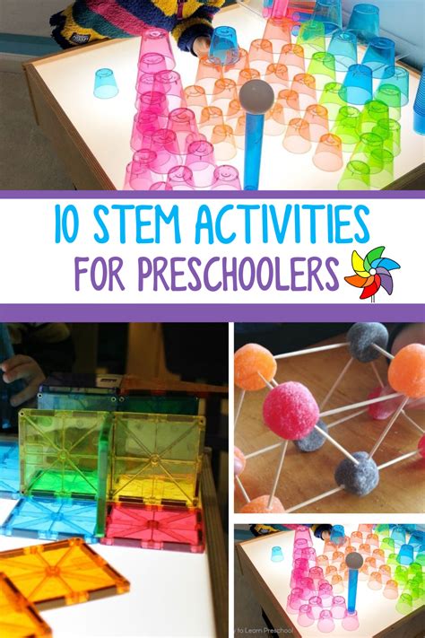 stem activity for preschoolers