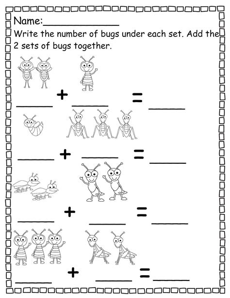 Stem Pre-K Math Worksheets