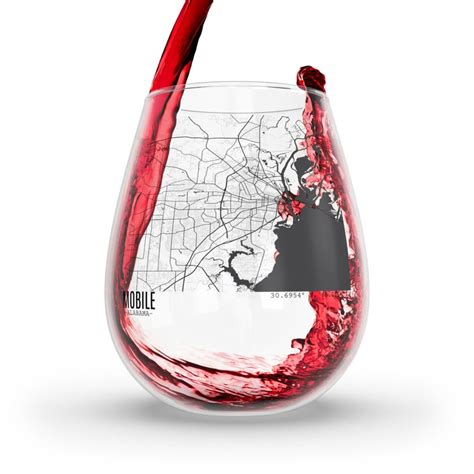 Stemless Wine Glass Map