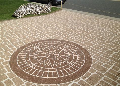 Stencil Driveway Designs