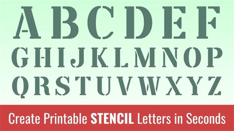 Stencil Easy Fonts