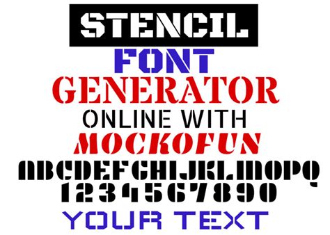 Stencil Generator Text
