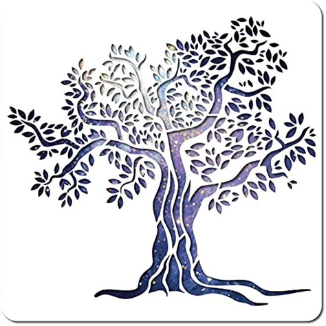 Stencil Painting Tree