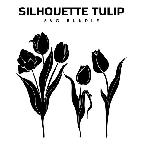 Download stencil-tulip SVG