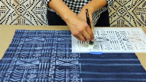 Stenciling On Fabric Tutorial