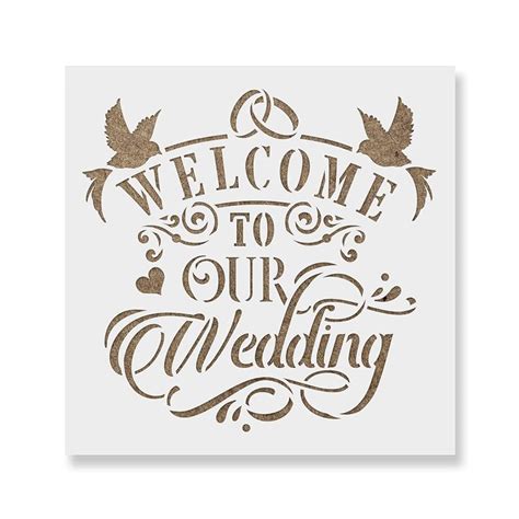 13+ Stencils For Wedding