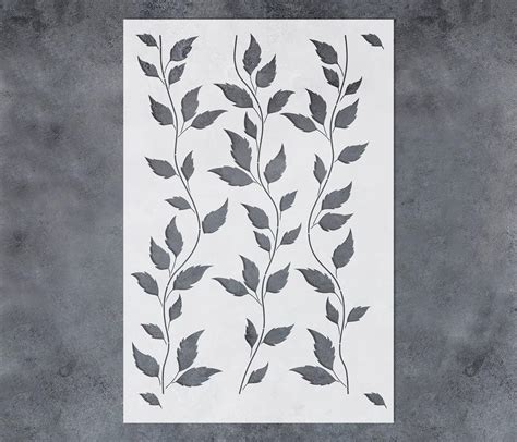 Stencils Leaf Pattern