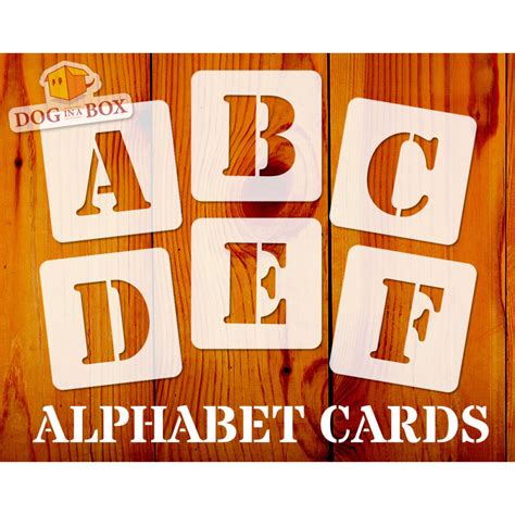 Stencils Uppercase Letters