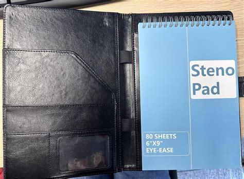 Steno Leather Pad