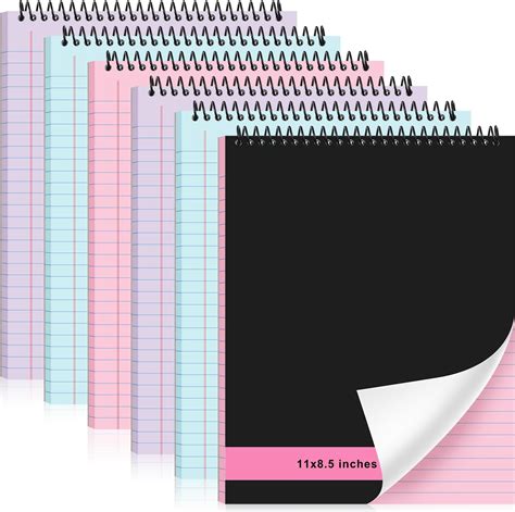 Steno Notebook With Colored Pages