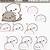 step by step cute easy drawings