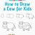 step by step how to draw a cow