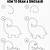 step by step how to draw a dinosaur easy