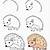step by step how to draw a hedgehog