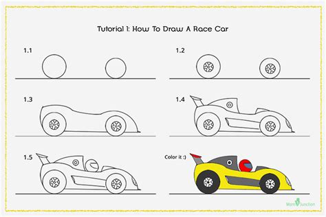 How to Draw a Cool Racing Car Easy Step by Step for Kids