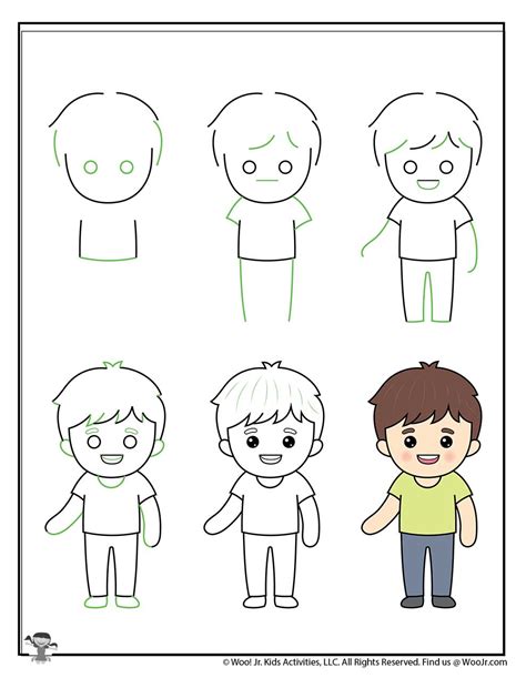 Easy instructions on how to draw a person Step by step