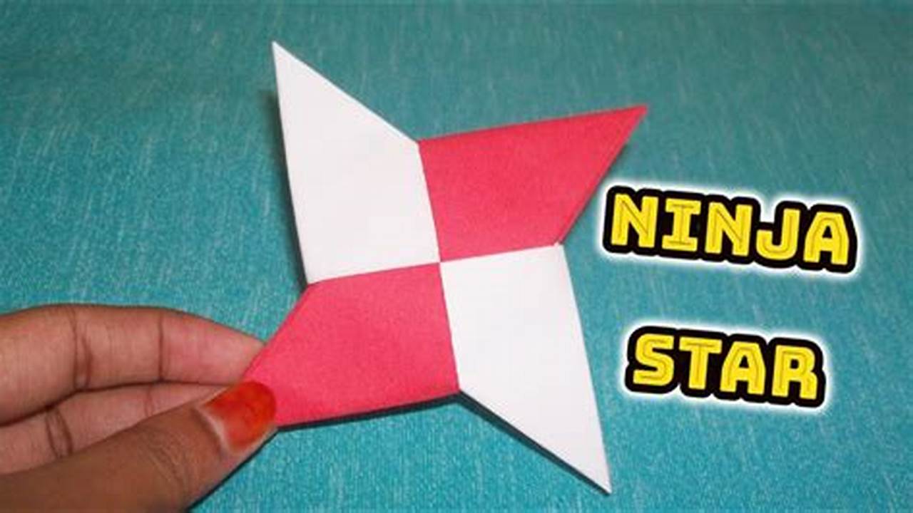 Step-by-Step Origami 3-Pointed Ninja Star Instructions: A Fun and Easy Craft Project