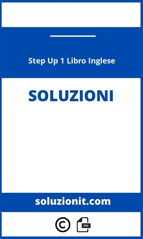 step up 1 libro inglese soluzioni pdf